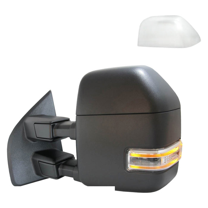 2017-2019 Ford F-250 Super Duty/F-350 Super Duty Driver Side Door Mirror Power Man-Telescoping W/Blis W/O S/V Camera W/O Spotlight Assembly - FO1320609-Partify-Painted-Replacement-Body-Parts