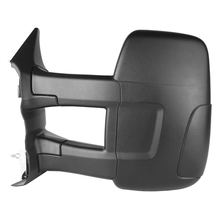 2015-2019 Ford Transit-150/Transit-250/Transit-350/Transit-350 HD Driver Side Door Mirror Manual Long Arm Low Roof Textured Assembly - FO1320625-Partify-Painted-Replacement-Body-Parts