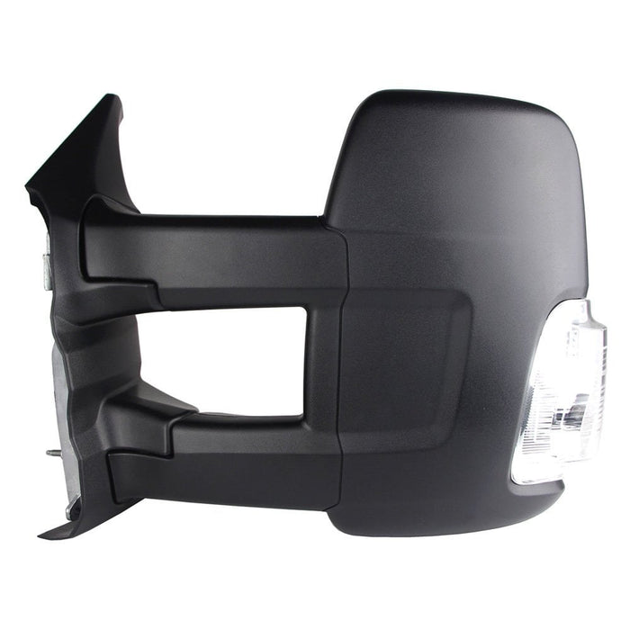 2015-2019 Ford Transit-150/Transit-250/Transit-350/Transit-350 HD Driver Side Door Mirror Power Long Arm Low Roof Heated Textured Assembly - FO1320627-Partify-Painted-Replacement-Body-Parts