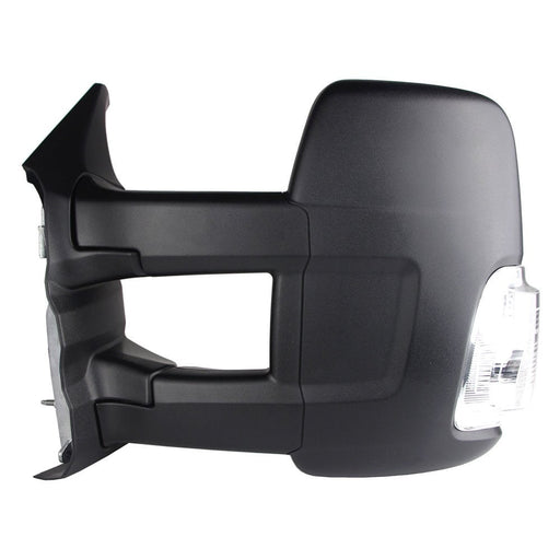 2015-2019 Ford Transit-150/Transit-250/Transit-350/Transit-350 HD Driver Side Door Mirror Power Long Arm Low Roof Heated Textured Assembly - FO1320627-Partify-Painted-Replacement-Body-Parts