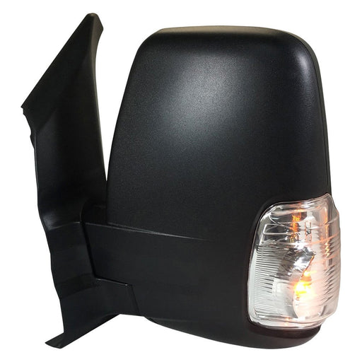 2020-2021 Ford Transit-150 Driver Side Door Mirror Power Heated Power Fold Short Arm Low Roof Assembly - FO1320651-Partify-Painted-Replacement-Body-Parts