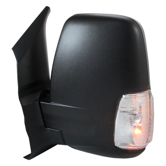 2020-2021 Ford Transit-150 Driver Side Door Mirror Power Heated Power Fold Short Arm Medium/High Roof Assembly - FO1320654-Partify-Painted-Replacement-Body-Parts