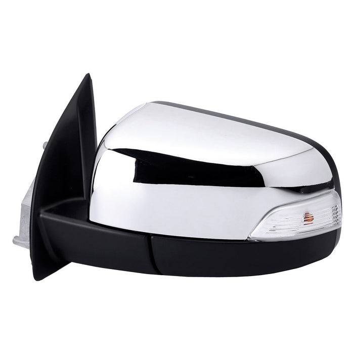 2019-2023 Ford Ranger Driver Side Door Mirror Power Pwr Folding W/Signal Lamp Chrome - FO1320685-Partify-Painted-Replacement-Body-Parts