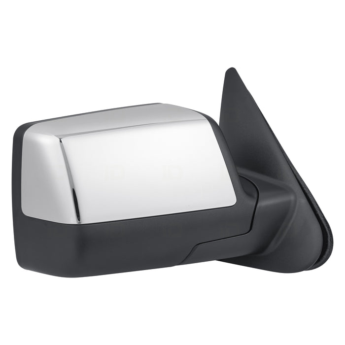 2006-2007 Ford Ranger Passenger Side Door Mirror Power Chrome Assembly - FO1321289-Partify-Painted-Replacement-Body-Parts