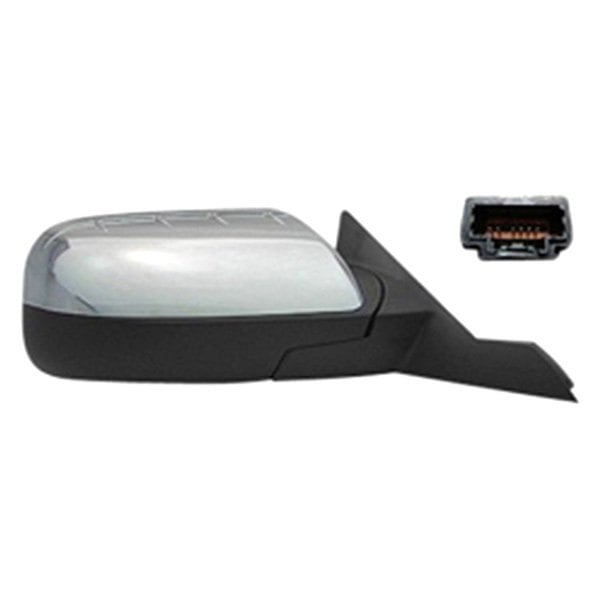 2008-2010 Ford Taurus/Mercury Sable Passenger Side Door Mirror Power Heated W/Puddle Lamp W/O Memory W/Chrome Cover Assembly - FO1321335-Partify-Painted-Replacement-Body-Parts