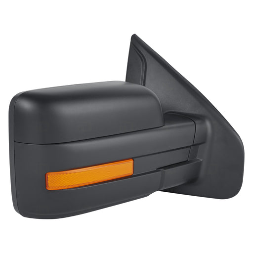 2009-2010 Ford F-150 Passenger Side Door Mirror Standard Type Power W/O Puddle Lamp Heated Textured Assembly - FO1321349-Partify-Painted-Replacement-Body-Parts