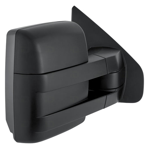 2004-2014 Ford F-150 Passenger Side Door Mirror Manual Non-Heated Trailer Tow Type Textured Assembly - FO1321368-Partify-Painted-Replacement-Body-Parts