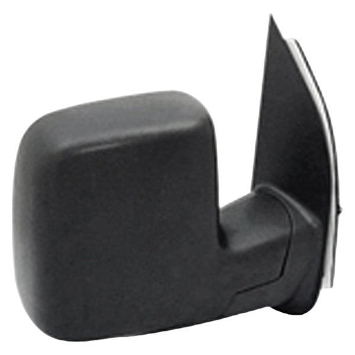 2010-2017 Ford E-150/E-250/E-350 Super Duty Passenger Side Door Mirror Sail Type Manual W/Integrated Spotter Textured Assembly - FO1321395-Partify-Painted-Replacement-Body-Parts