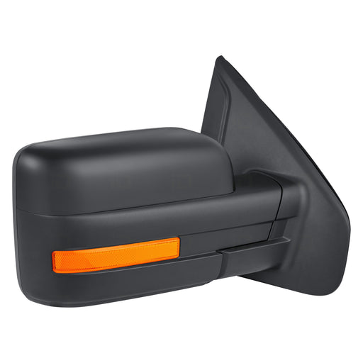 2011-2014 Ford F-150 Passenger Side Door Mirror Power Heated W/O Puddle Lamp W/Memory W/Signal Assembly - FO1321405-Partify-Painted-Replacement-Body-Parts