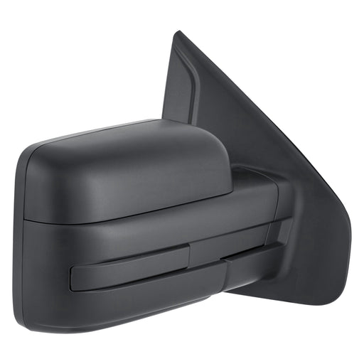 2011-2014 Ford F-150 Passenger Side Door Mirror Standard Type Manual Textured Assembly - FO1321409-Partify-Painted-Replacement-Body-Parts