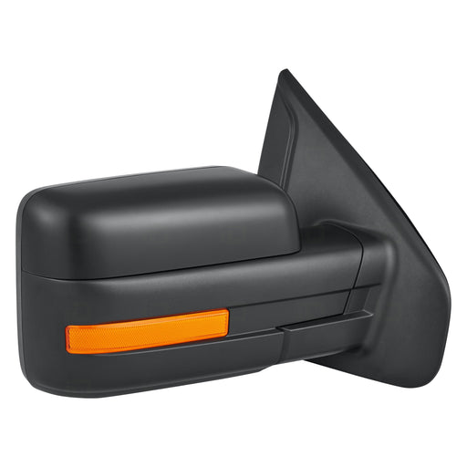 2011-2014 Ford F-150 Passenger Side Door Mirror Standard Type Power W/Puddle Lamp Assembly - FO1321413-Partify-Painted-Replacement-Body-Parts