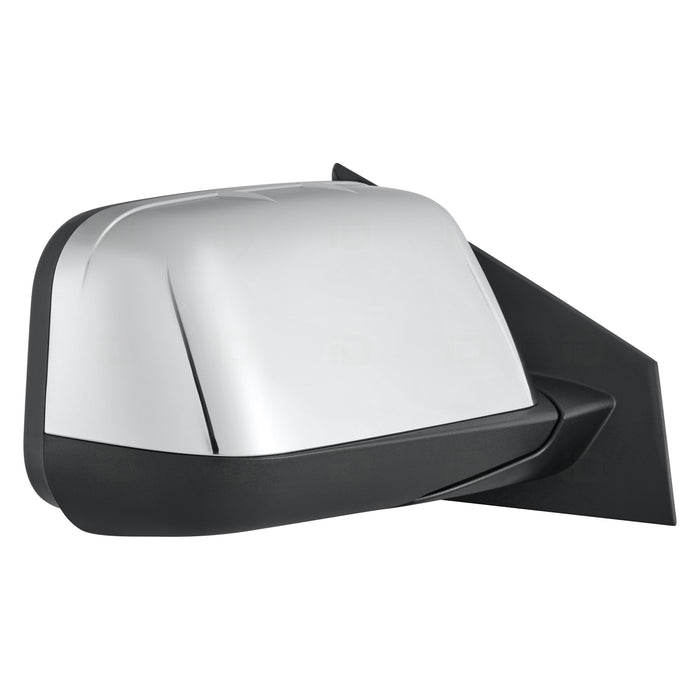 2008-2009 Lincoln MKX Passenger Side Door Mirror Power Heated W/Puddle Lamp W/O Blis W/Memory Chrome Assembly - FO1321467-Partify-Painted-Replacement-Body-Parts