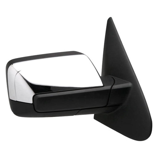 2015-2017 Ford Expedition Passenger Side Door Mirror W/P/Lamp W/Signal W/Memory Pwr-Folding W/Blis Chrome Assembly - FO1321507-Partify-Painted-Replacement-Body-Parts
