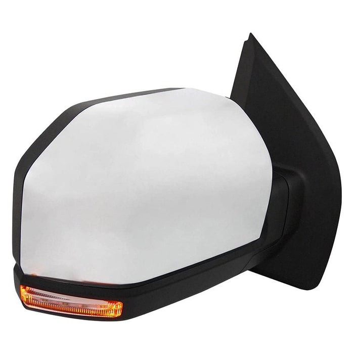 2018 Ford F-150 Passenger Side Door Mirror Standard W/O Side View Camera W/Spot Light W/Blis Chrome Assembly - FO1321593-Partify-Painted-Replacement-Body-Parts