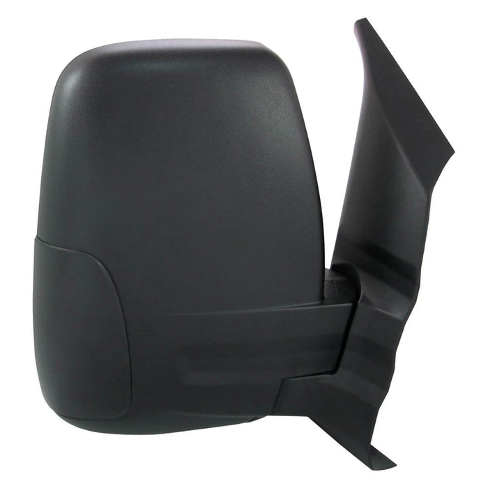 2018-2019 Ford Transit-150/Transit-250/Transit-350/Transit-350 HD Passenger Side Door Mirror Power Non-Heated Short Arm Medium/High Roof W/Cover Textured Assembly - FO1321600-Partify-Painted-Replacement-Body-Parts