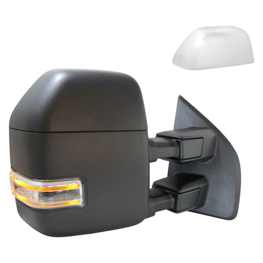 2017-2022 Ford F-250 Super Duty/F-350 Super Duty Passenger Side Door Mirror Power Man-Telescoping W/Blis W/O S/V Camera W/Spotlight - FO1321610-Partify-Painted-Replacement-Body-Parts