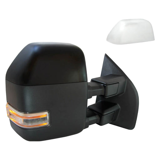 2017-2022 Ford F-250 Super Duty/F-350 Super Duty Passenger Side Door Mirror Power Pwr-Telescoping W/O Blis W/O S/V Camera Chrome Assembly - FO1321613-Partify-Painted-Replacement-Body-Parts