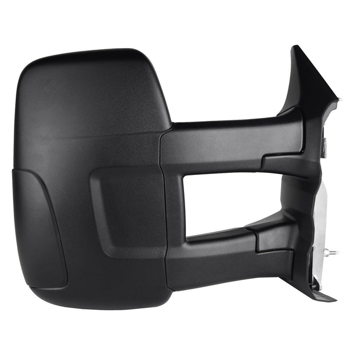 2015-2019 Ford Transit-150/Transit-250/Transit-350/Transit-350 HD Passenger Side Door Mirror Manual Long Arm Low Roof Textured Assembly - FO1321625-Partify-Painted-Replacement-Body-Parts