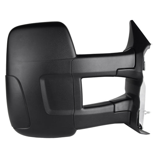 2015-2019 Ford Transit-150/Transit-250/Transit-350/Transit-350 HD Passenger Side Door Mirror Manual Long Arm Low Roof Textured Assembly - FO1321625-Partify-Painted-Replacement-Body-Parts