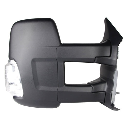 2015-2017 Ford Transit-150/Transit-250/Transit-350/Transit-350 HD Passenger Side Door Mirror Power Heated Medium Roof/High Roof Textured Assembly - FO1321630-Partify-Painted-Replacement-Body-Parts