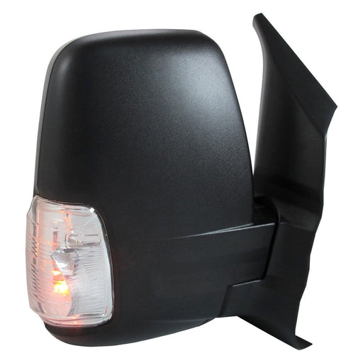 2020-2021 Ford Transit-150 Passenger Side Door Mirror Power Heated Power Fold Short Arm Medium/High Roof Assembly - FO1321654-Partify-Painted-Replacement-Body-Parts