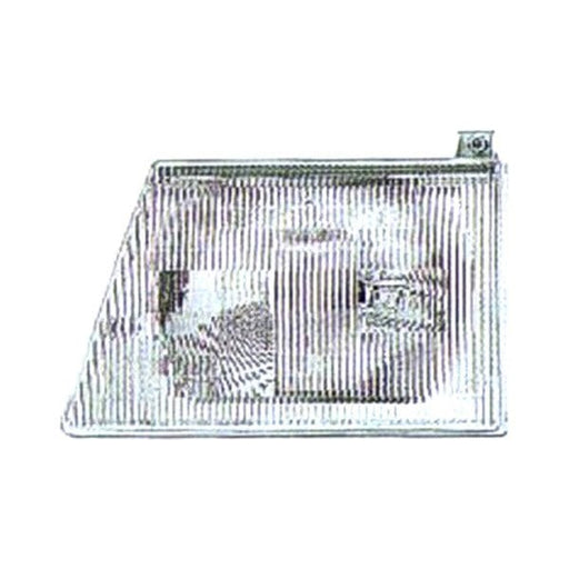 1992-1996 Ford E-150 Econoline/Econoline Club Wagon/E-250 Econoline/E-350 Econoline/E-350 Econoline Club Wagon Driver Side Headlight Assembly Composite - FO2502121-Partify-Painted-Replacement-Body-Parts