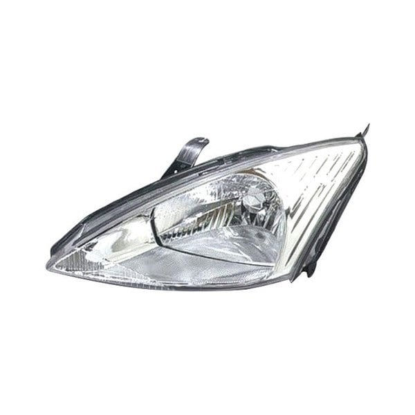 2000-2002 Ford Focus Base/LX/Manual/SE/Sony Limited Edition/ZTS/ZTW/ZX3/ZX5 Driver Side Headlight Assembly Halogen Composite - FO2502171-Partify-Painted-Replacement-Body-Parts