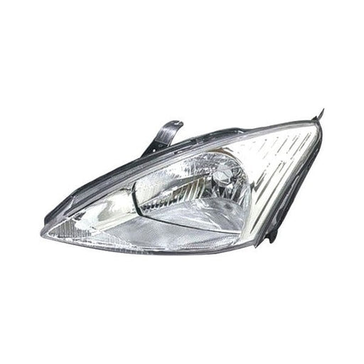 2000-2002 Ford Focus Base/LX/Manual/SE/Sony Limited Edition/ZTS/ZTW/ZX3/ZX5 Driver Side Headlight Assembly Halogen Composite - FO2502171-Partify-Painted-Replacement-Body-Parts