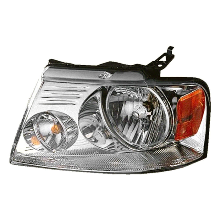 2004-2008 Ford F-150/Lincoln Mark LT Driver Side Headlight Assembly W/Chrome Trim Composite - FO2502201-Partify-Painted-Replacement-Body-Parts