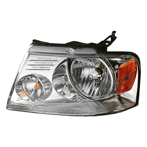 2004-2008 Ford F-150/Lincoln Mark LT Driver Side Headlight Assembly W/Chrome Trim Composite - FO2502201-Partify-Painted-Replacement-Body-Parts