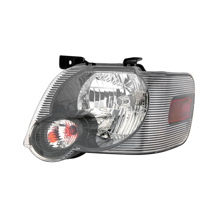 2006-2010 Ford Explorer Driver Side Headlight Assembly W/Smoke Lens Composite - FO2502230-Partify-Painted-Replacement-Body-Parts