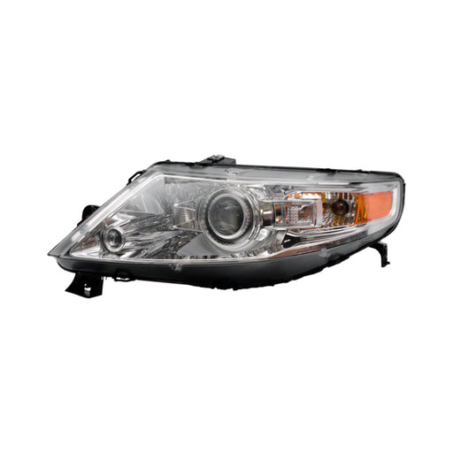 2009-2011 Lincoln MKS Driver Side Headlight Assembly W/O Adaptive Headlamps From 6-24-08 Composite - FO2502270-Partify-Painted-Replacement-Body-Parts