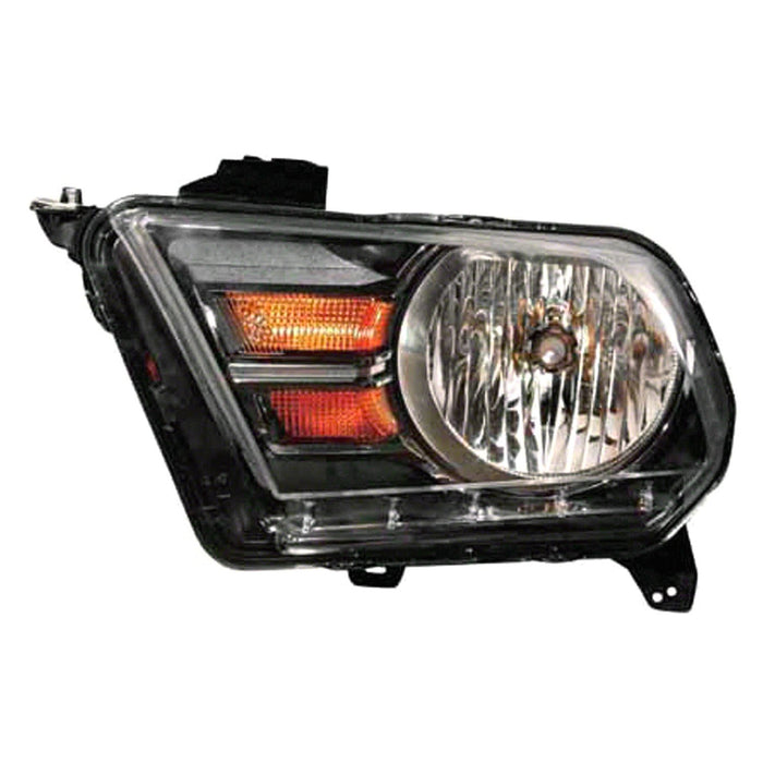 2010-2014 Ford Mustang GT Driver Side Headlight Assembly Halogen Composite - FO2502276-Partify-Painted-Replacement-Body-Parts