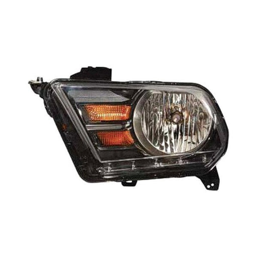 2010-2014 Ford Mustang Base Driver Side Headlight Assembly Halogen Composite - FO2502281-Partify-Painted-Replacement-Body-Parts