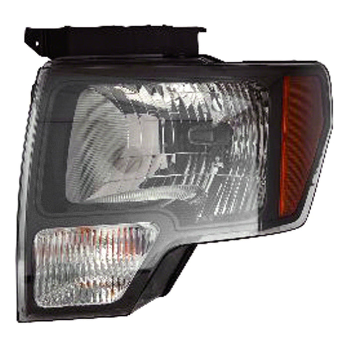 2010-2014 Ford F-150 SVT Raptor Driver Side Headlight Assembly Trim Composite - FO2502289-Partify-Painted-Replacement-Body-Parts