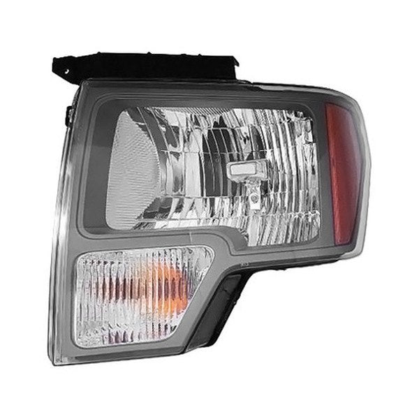 2010 Ford F-150 Driver Side Headlight Assembly From 5-1-10 Sterling Gray Trim Composite - FO2502297-Partify-Painted-Replacement-Body-Parts