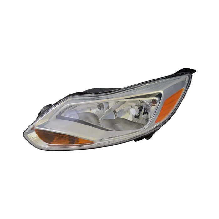 2012-2014 Ford Focus S/SE/SE Plus/SEL Driver Side Headlight Assembly Composite Hatchback/Sedan - FO2502298-Partify-Painted-Replacement-Body-Parts