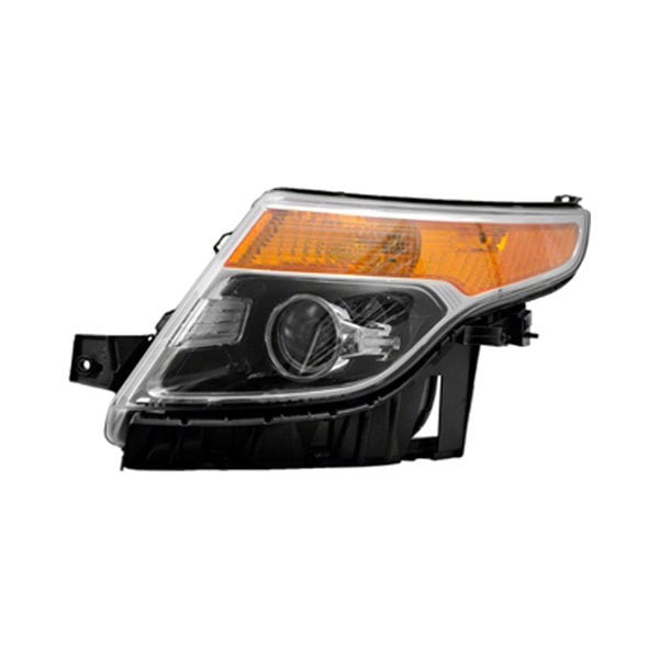 2011-2012 Ford Explorer Driver Side Headlight Assembly Halogen W/Adjust Composite - FO2502305-Partify-Painted-Replacement-Body-Parts