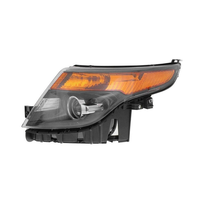 2013-2015 Ford Explorer Sport Driver Side Headlight Assembly Halogen Composite - FO2502313-Partify-Painted-Replacement-Body-Parts