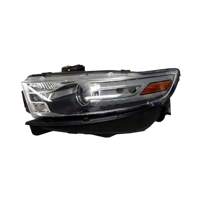 2013-2014 Ford Police Interceptor Sedan Driver Side Headlight Assembly W/Strobe Lamp To 2-3-14 Composite - FO2502317-Partify-Painted-Replacement-Body-Parts