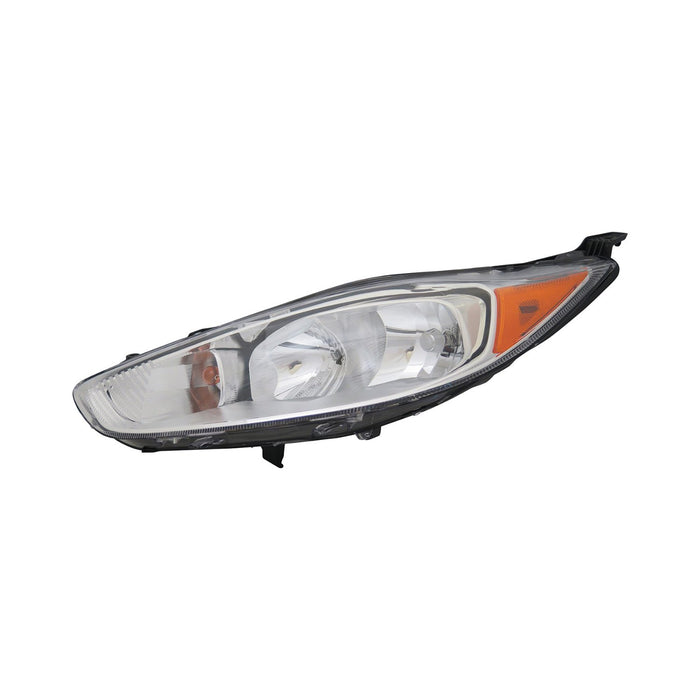 2014-2016 Ford Fiesta Driver Side Headlight Assembly Titanium Composite - FO2502325-Partify-Painted-Replacement-Body-Parts