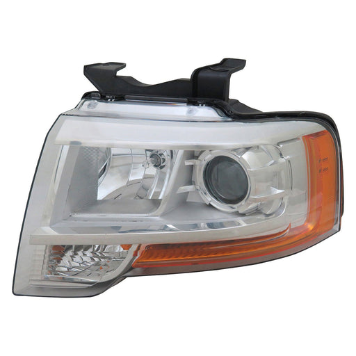 2015-2017 Ford Expedition Driver Side Headlight Assembly Projector Type Composite - FO2502334-Partify-Painted-Replacement-Body-Parts