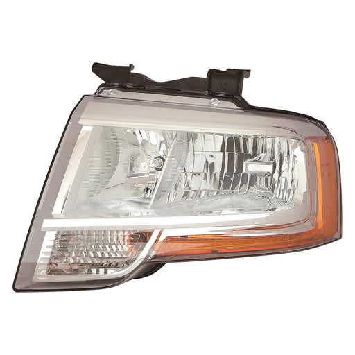 2015-2017 Ford Expedition Driver Side Headlight Assembly Reflector Type W/O Complex Reflect B/Out Composite - FO2502346-Partify-Painted-Replacement-Body-Parts
