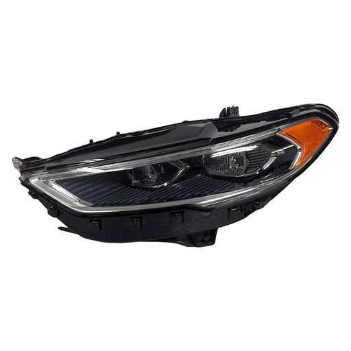 2017-2020 Ford Fusion Driver Side Headlight Assembly Led W/O Auto High Beam Composite - FO2502347-Partify-Painted-Replacement-Body-Parts