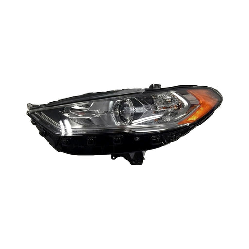 2017-2020 Ford Fusion Driver Side Headlight Assembly Halogen W/O Signature Lighting Composite - FO2502348-Partify-Painted-Replacement-Body-Parts