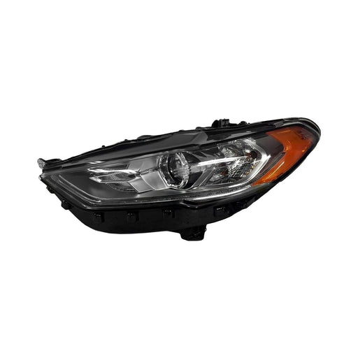2017-2020 Ford Fusion Driver Side Headlight Assembly Halogen W/Signature Lighting Composite - FO2502350-Partify-Painted-Replacement-Body-Parts