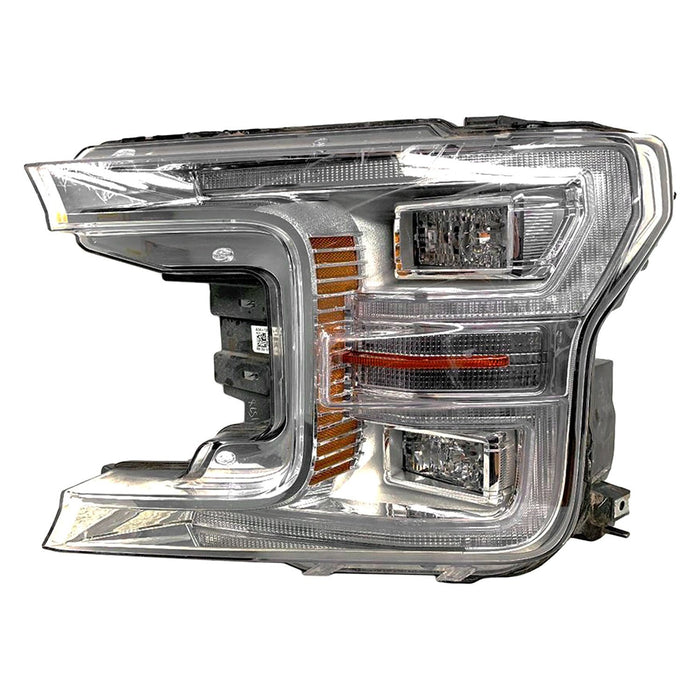 2018-2020 Ford F-150 Driver Side Headlight Assembly Led W/O Sport Appearance Pkg Composite - FO2502366-Partify-Painted-Replacement-Body-Parts