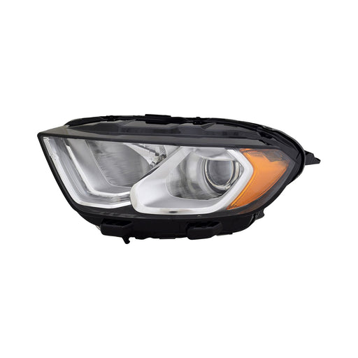 2018-2021 Ford EcoSport Driver Side Headlight Assembly W/Drl Chrome Bezel Composite - FO2502376-Partify-Painted-Replacement-Body-Parts