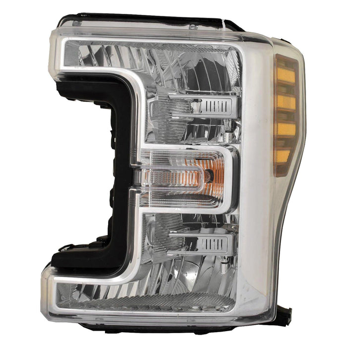 2018-2019 Ford F-250 Super Duty/F-350 Super Duty Driver Side Headlight Assembly Halogen Composite - FO2502378-Partify-Painted-Replacement-Body-Parts