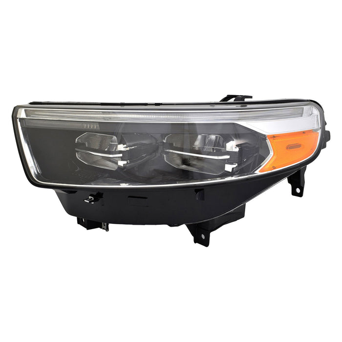 2020-2024 Ford Explorer King Ranch/Limited/Limited Hybrid/XLT Driver Side Headlight Assembly W/O Adaptive Headlamps Level 7 Composite - FO2502397-Partify-Painted-Replacement-Body-Parts